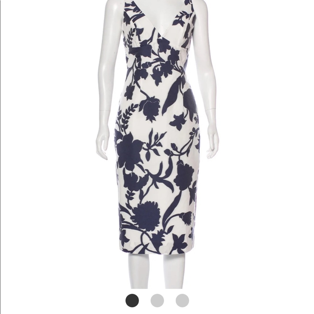 NWT Milly blue & white flowered dress